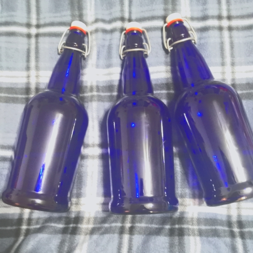 3 ez cap blue bottles 1 later......